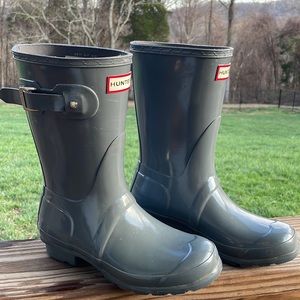 VGUC Hunter Original Short Gloss Rain Boot